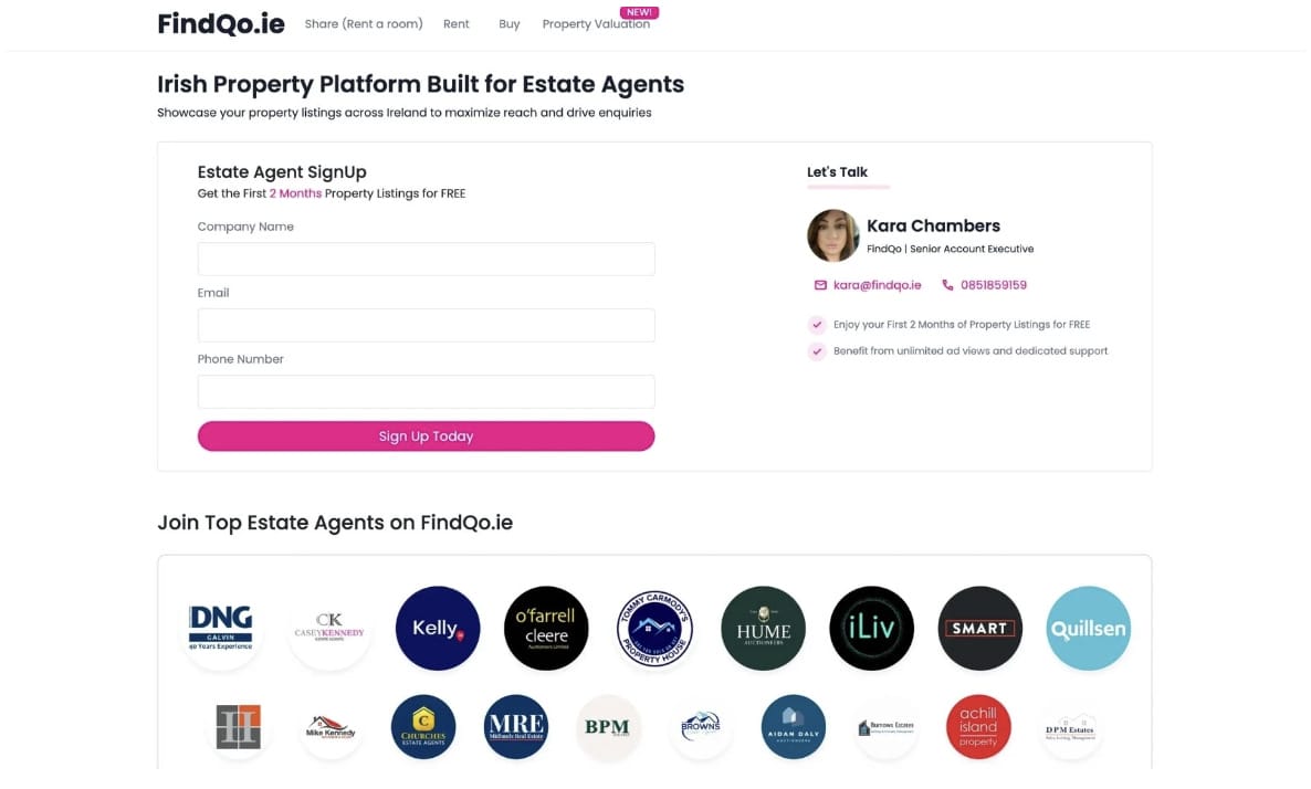 FindQo.ie Agent Hub